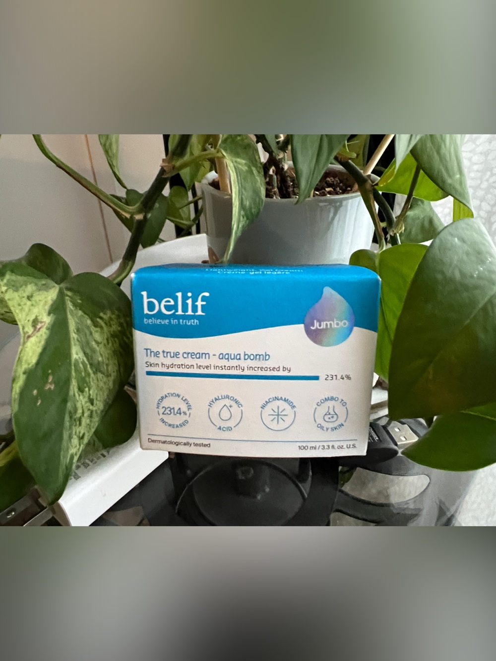 belif The True Cream Aqua Bomb - Blue (Jumbo) Moisturizer